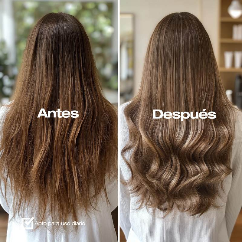 Keratina antes y después